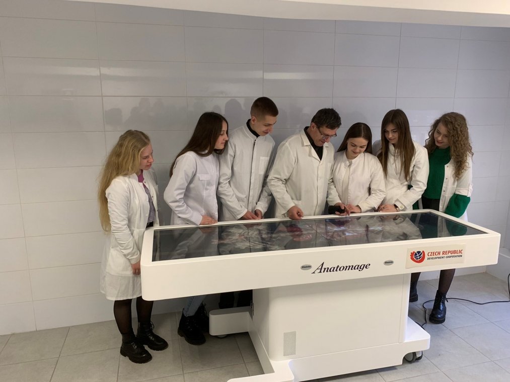 The multimedia 3D anatomical table Anatomage has become part of the preparation for medical students at UzhNU The multimedia 3D anatomical table Anatomage has become part of the preparation for medical students at UzhNU