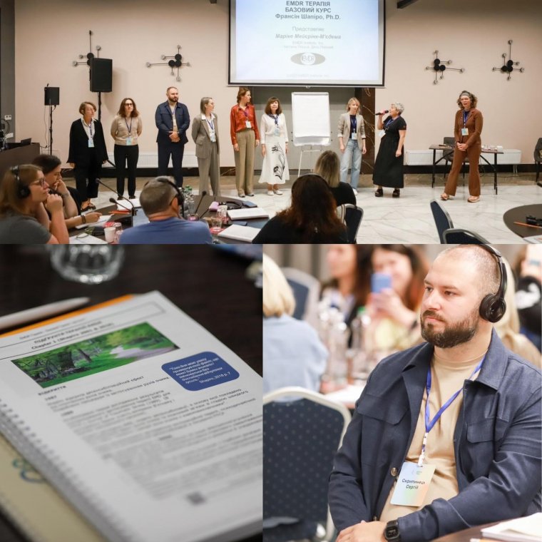 АСПІРАНТ КАФЕДРИ ПСИХОЛОГІЇ ФАКУЛЬТЕТУ СУСПІЛЬНИХ НАУК УжНУ СЕРГІЙ СКРИПИНЕЦЬ – ФАСИЛІТАТОР ТА СУПЕРВІЗОР БАЗОВОГО ТРЕНІНГУ EMDR-1 АСПІРАНТ КАФЕДРИ ПСИХОЛОГІЇ ФАКУЛЬТЕТУ СУСПІЛЬНИХ НАУК УжНУ СЕРГІЙ СКРИПИНЕЦЬ – ФАСИЛІТАТОР ТА СУПЕРВІЗОР БАЗОВОГО ТРЕНІНГУ EMDR-1